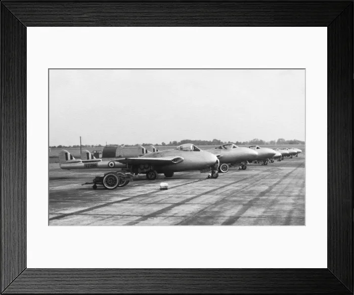 Framed Print : de Havilland DH-100 Vampire FB-5 Framed Print : de Havilland DH-100 Vampire FB-5