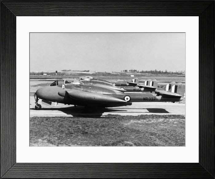 Framed Print : de Havilland DH-100 Vampire Framed Print : de Havilland DH-100 Vampire