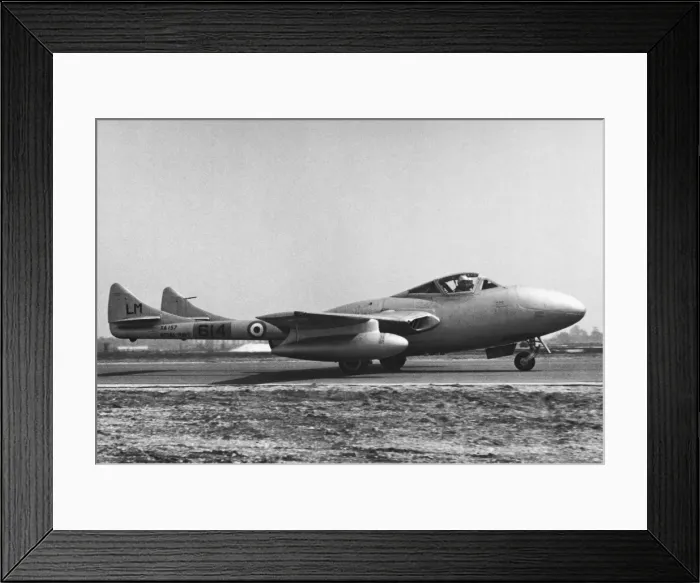 Framed Print : de Havilland DH-100 Vampire Framed Print : de Havilland DH-100 Vampire