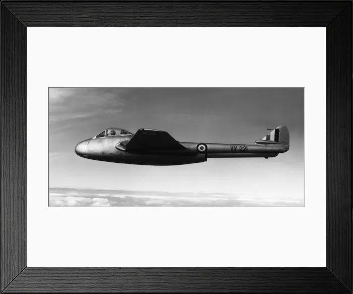 Framed Print : de Havilland DH-100 Vampire FB-5 Framed Print : de Havilland DH-100 Vampire FB-5
