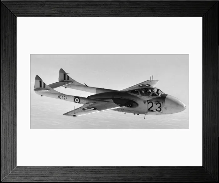 Framed Print : de Havilland DH-100 Vampire Framed Print : de Havilland DH-100 Vampire