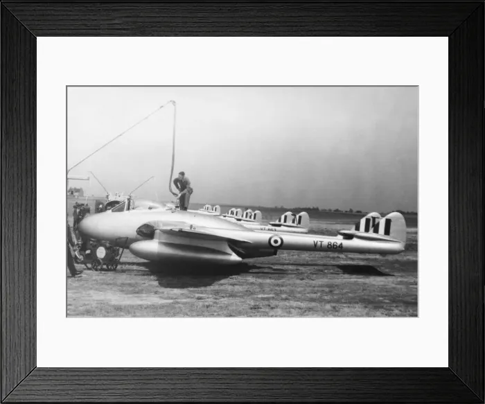 Framed Print : de Havilland DH-100 Vampire Framed Print : de Havilland DH-100 Vampire