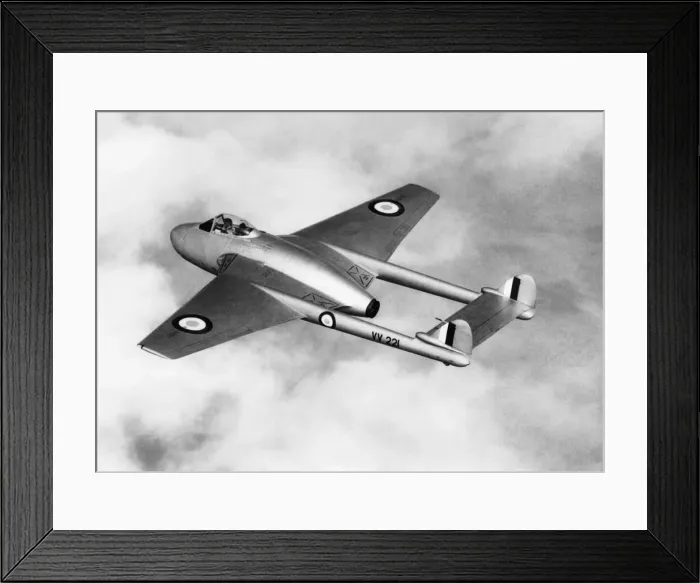 Framed Print : de Havilland DH-100 Vampire Framed Print : de Havilland DH-100 Vampire
