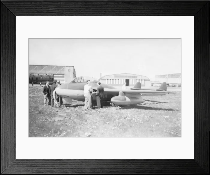 Framed Print : de Havilland DH-100 Vampire Framed Print : de Havilland DH-100 Vampire