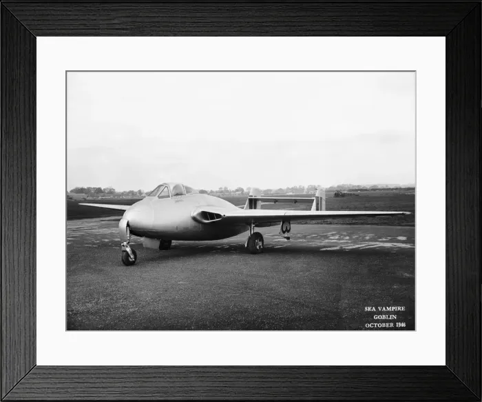 Framed Print : de Havilland Sea Vampire Framed Print : de Havilland Sea Vampire