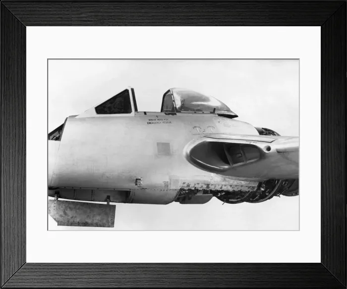 Framed Print : de Havilland DH-100 Vampire Framed Print : de Havilland DH-100 Vampire