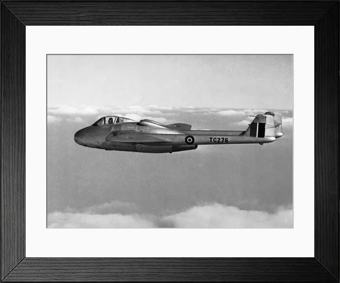 Framed Print : de Havilland DH-100 Vampire Framed Print : de Havilland DH-100 Vampire
