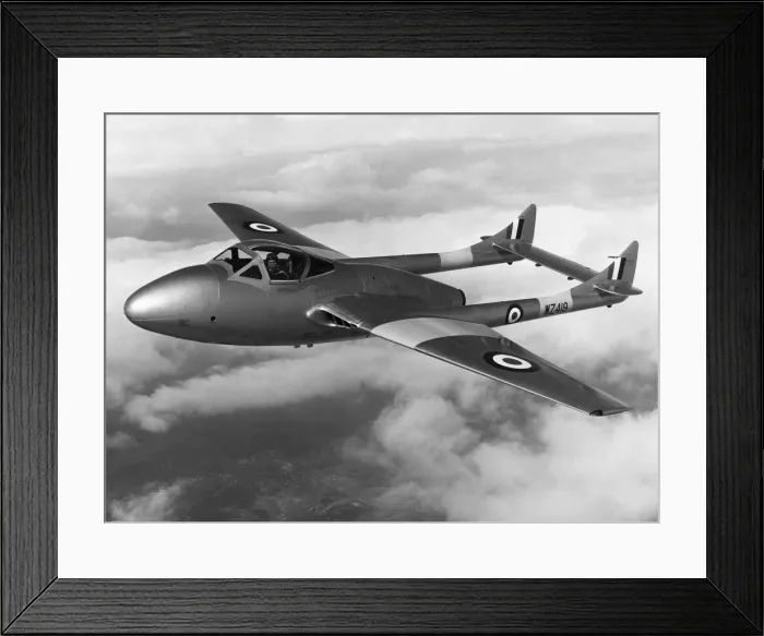 Framed Print : de Havilland DH-100 Vampire Framed Print : de Havilland DH-100 Vampire