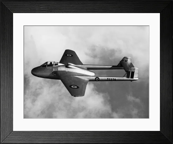 Framed Print : de Havilland DH-100 Vampire Framed Print : de Havilland DH-100 Vampire