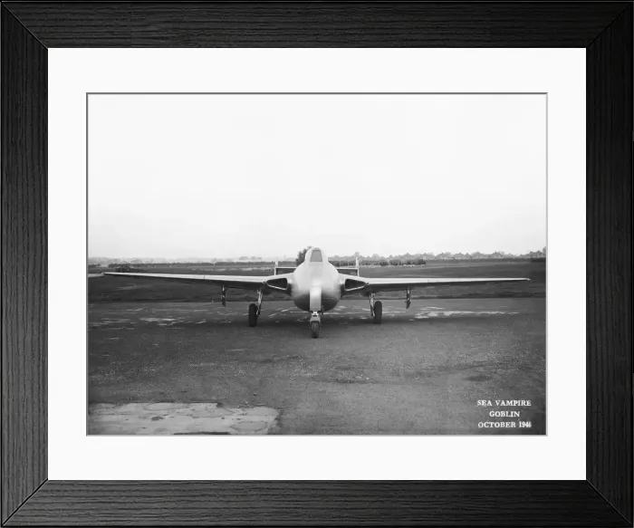 Framed Print : de Havilland Sea Vampire Framed Print : de Havilland Sea Vampire
