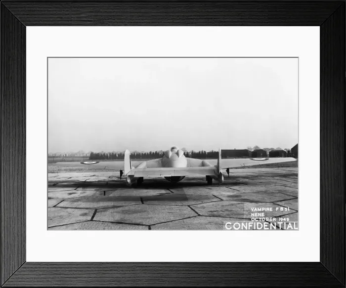 Framed Print : de Havilland DH-115 Vampire FB-51 Framed Print : de Havilland DH-115 Vampire FB-51
