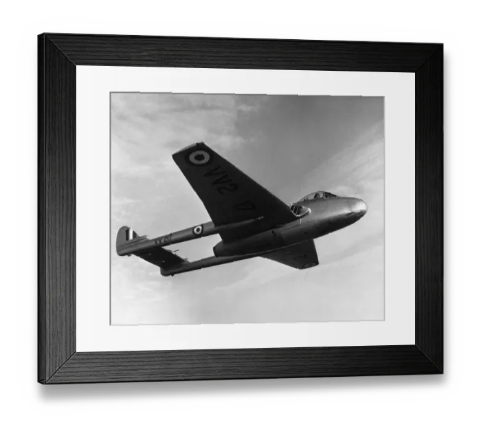 Framed Print : de Havilland DH-100 Vampire Framed Print : de Havilland DH-100 Vampire