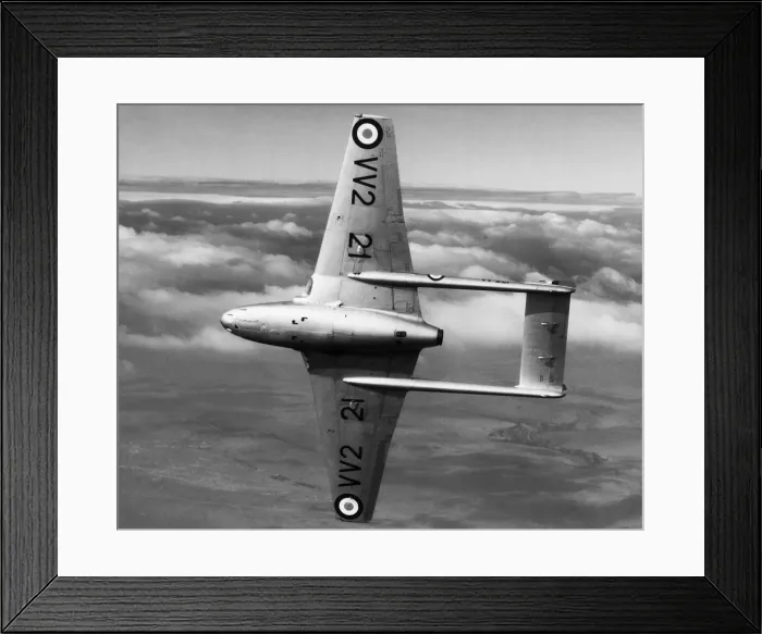 Framed Print : de Havilland DH-100 Vampire FB-5