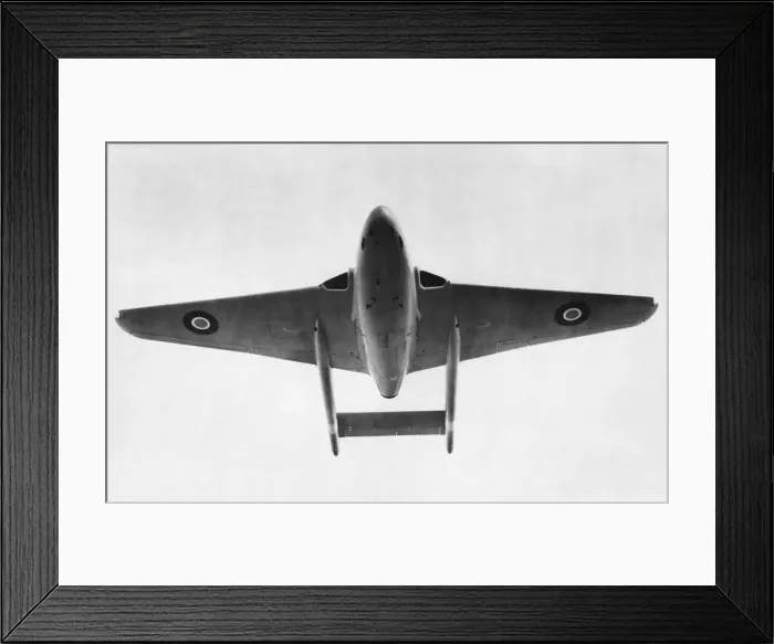 Framed Print : de Havilland DH-100 Vampire Framed Print : de Havilland DH-100 Vampire