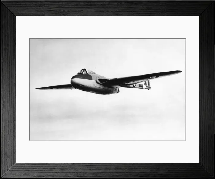 Framed Print : de Havilland DH-100 Vampire Framed Print : de Havilland DH-100 Vampire