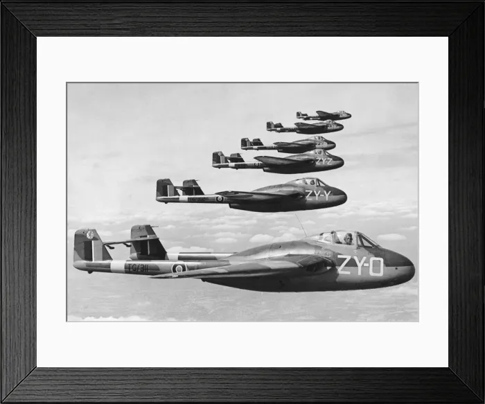 Framed Print : de Havilland DH-100 Vampire F-1 Framed Print : de Havilland DH-100 Vampire F-1