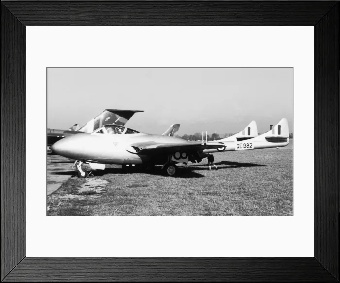 Framed Print : de Havilland DH-100 Vampire Framed Print : de Havilland DH-100 Vampire