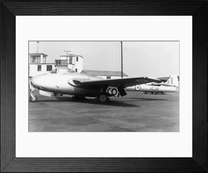 Framed Print : de Havilland DH-100 Vampire Framed Print : de Havilland DH-100 Vampire