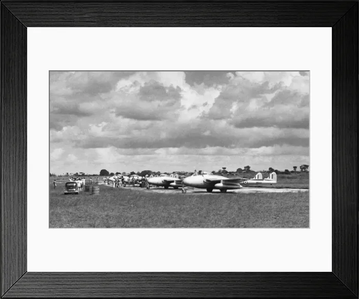 Framed Print : de Havilland DH-100 Vampire Framed Print : de Havilland DH-100 Vampire
