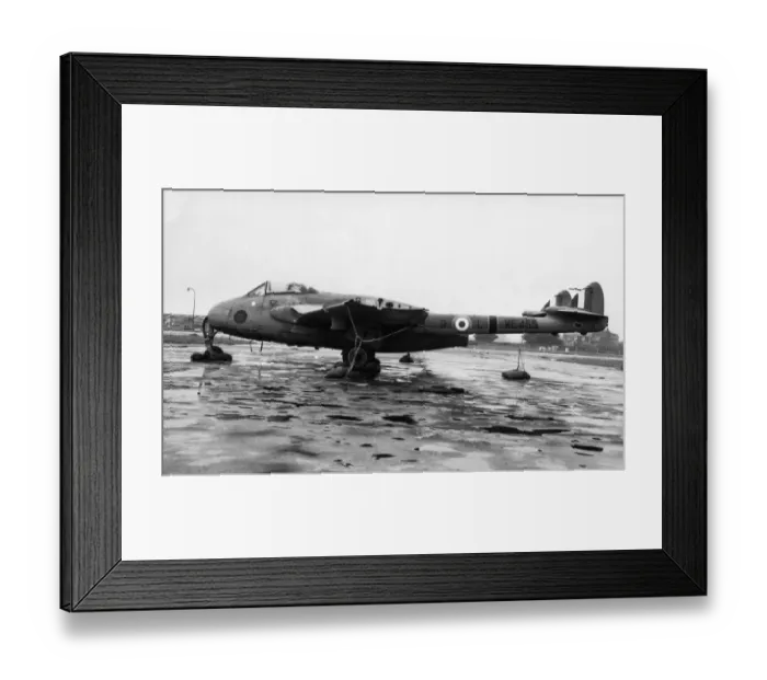Framed Print : de Havilland DH-100 Vampire Framed Print : de Havilland DH-100 Vampire
