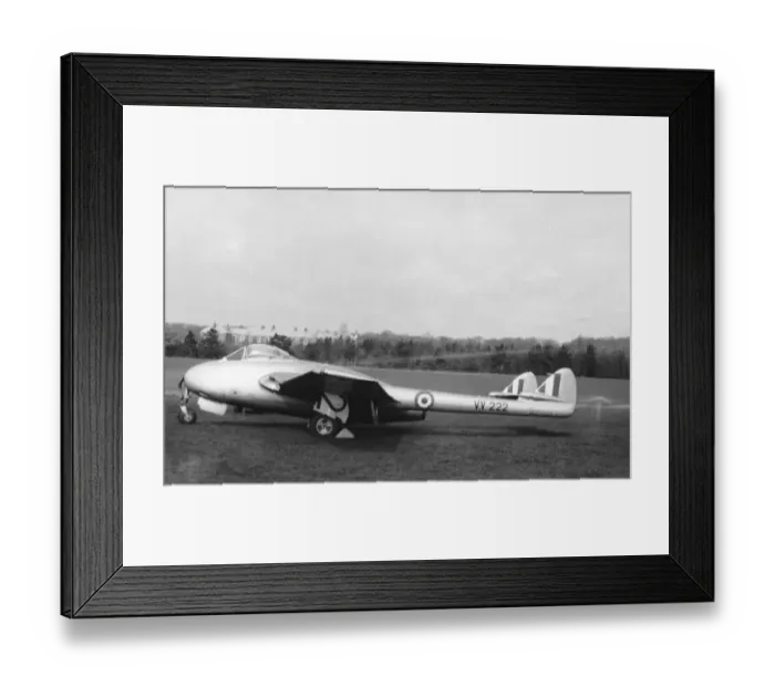 Framed Print : de Havilland DH-100 Vampire Framed Print : de Havilland DH-100 Vampire