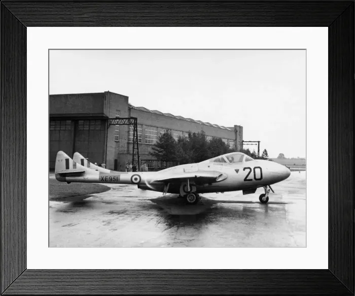 Framed Print : de Havilland DH-100 Vampire Framed Print : de Havilland DH-100 Vampire