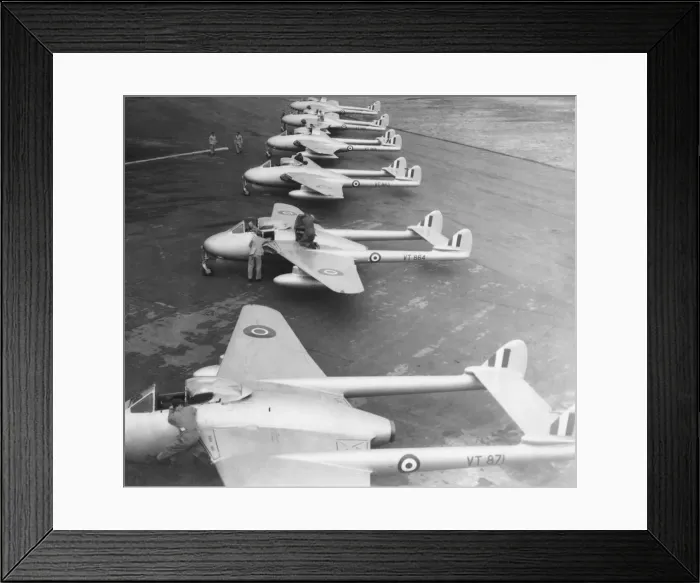 Framed Print : de Havilland DH-100 Vampire Framed Print : de Havilland DH-100 Vampire