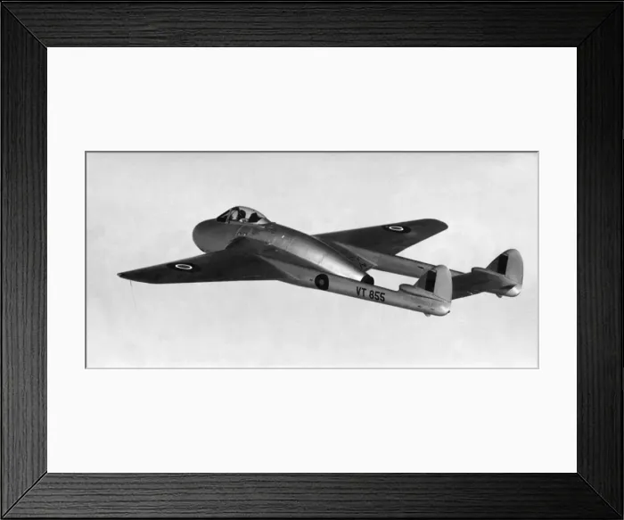 Framed Print : de Havilland DH-100 Vampire F-3 Framed Print : de Havilland DH-100 Vampire F-3