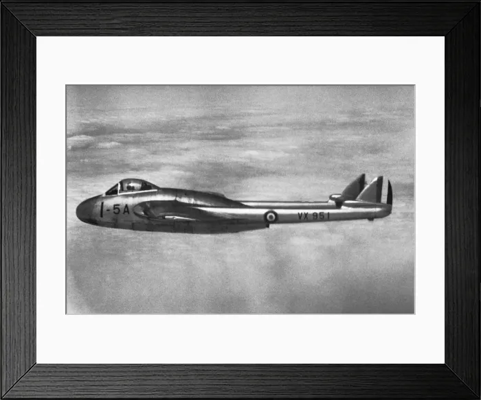 Framed Print : de Havilland DH-100 Vampire Framed Print : de Havilland DH-100 Vampire