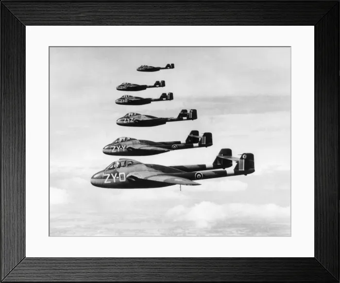 Framed Print : de Havilland DH-100 Vampire Framed Print : de Havilland DH-100 Vampire