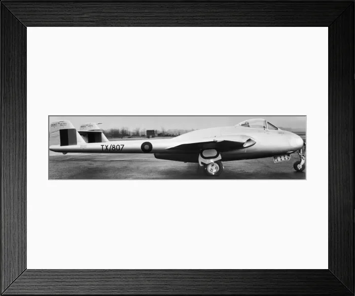 Framed Print : de Havilland DH-100 Vampire Framed Print : de Havilland DH-100 Vampire