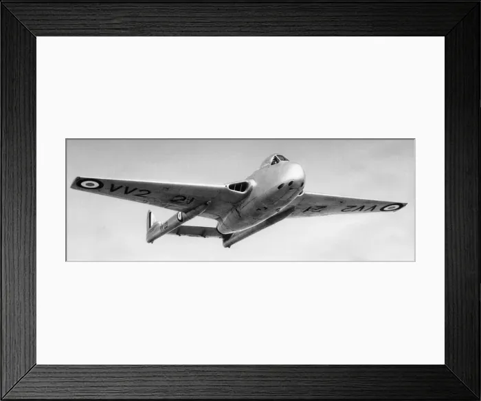 Framed Print : de Havilland DH-100 Vampire Framed Print : de Havilland DH-100 Vampire