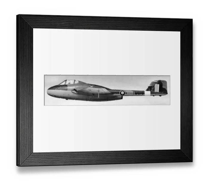 Framed Print : de Havilland DH-100 Vampire Framed Print : de Havilland DH-100 Vampire