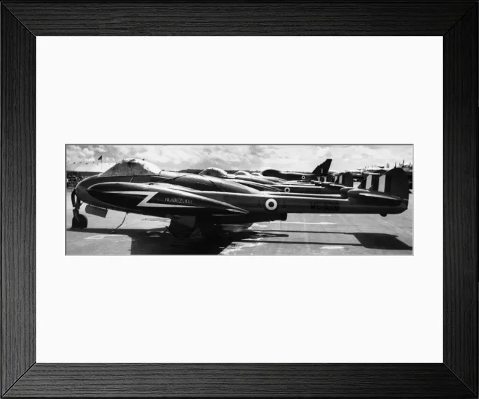 Framed Print : de Havilland DH-100 Vampire Framed Print : de Havilland DH-100 Vampire