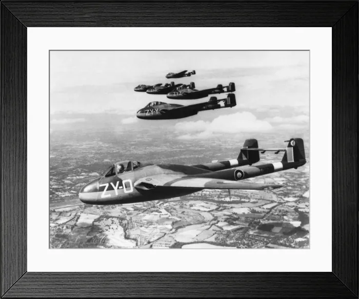 Framed Print : de Havilland DH-100 Vampire Framed Print : de Havilland DH-100 Vampire