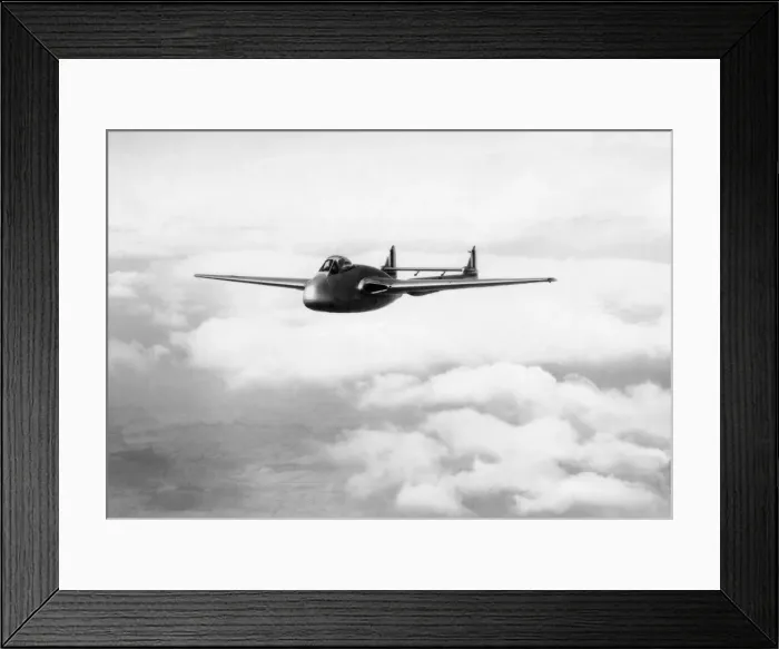 Framed Print : de Havilland DH-100 Vampire Framed Print : de Havilland DH-100 Vampire