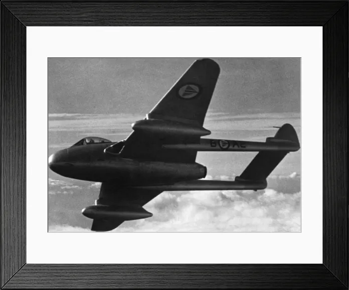 Framed Print : de Havilland DH-100 Vampire Framed Print : de Havilland DH-100 Vampire