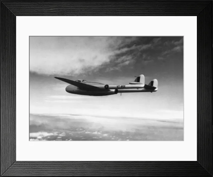 Framed Print : de Havilland DH-100 Vampire Framed Print : de Havilland DH-100 Vampire