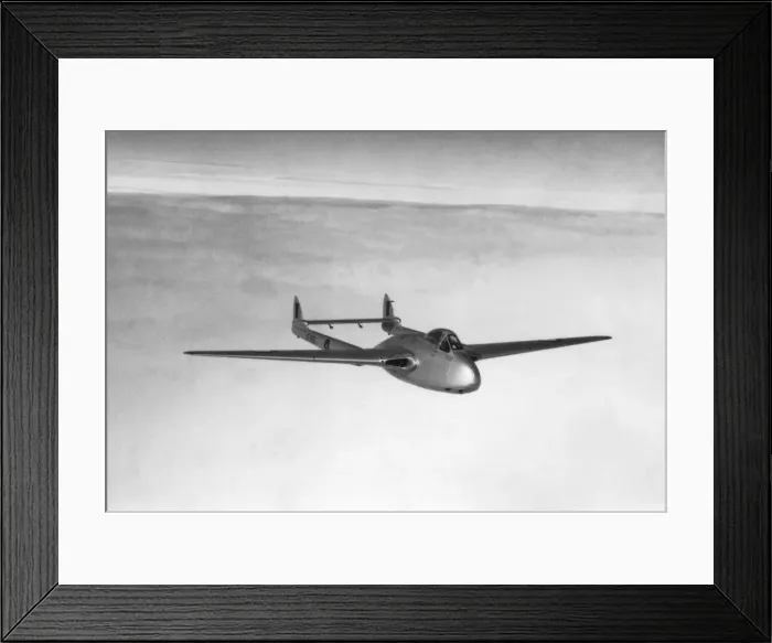Framed Print : de Havilland DH-100 Vampire Framed Print : de Havilland DH-100 Vampire