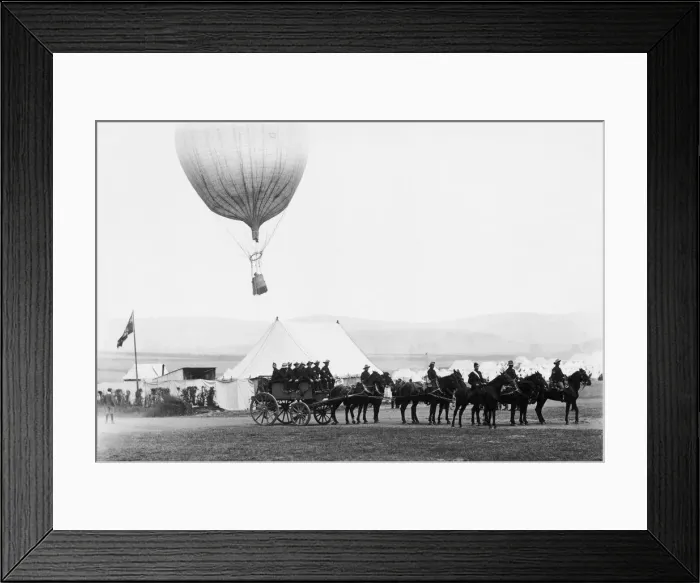Framed Print : Tethered Observation Gas-Balloon As Used for Aerial-Phot? Framed Print : Tethered Observation Gas-Balloon As Used for Aerial-Phot?