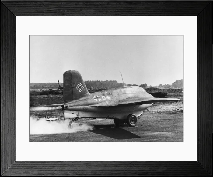 Framed Print : Messerschmitt Me-163B Komet Framed Print : Messerschmitt Me-163B Komet