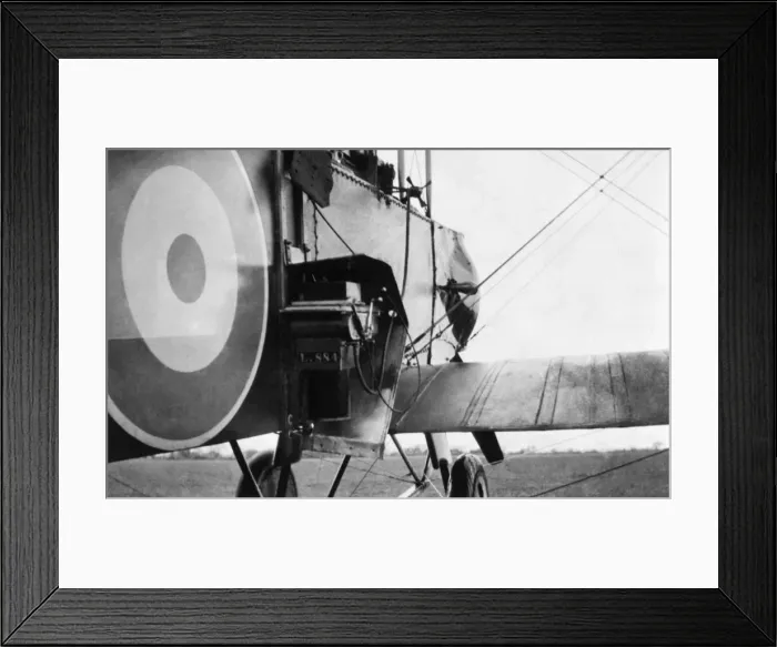 Framed Print : Avro 504K with Vertical Fuselage-Mounted Camera for Aerial-Photography Date: 1910s Framed Print : Avro 504K with Vertical Fuselage-Mounted Camera for Aerial-Photography Date: 1910s