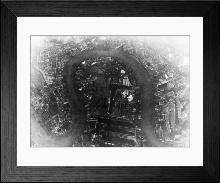 Framed Print : Vertical Aerial Photograph of London, North Greenwich an? Framed Print : Vertical Aerial Photograph of London, North Greenwich an?