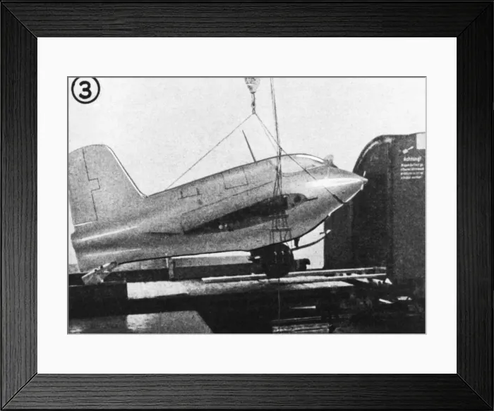 Framed Print : Messerschmitt Me-163B Komet Framed Print : Messerschmitt Me-163B Komet