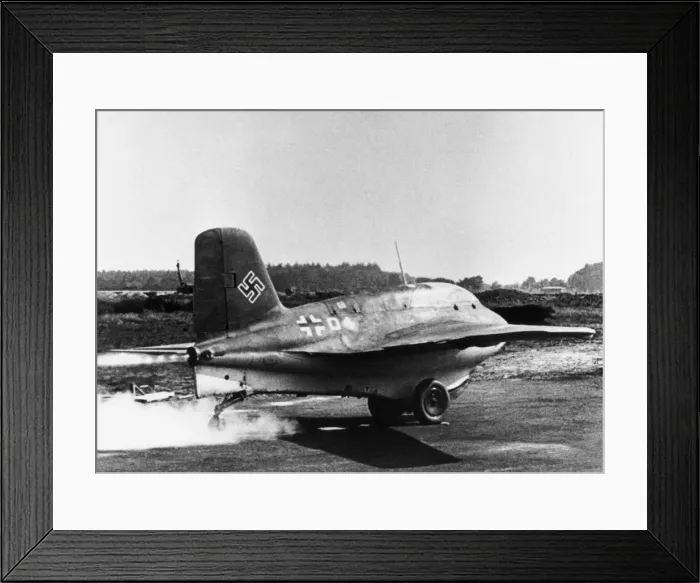Framed Print : Messerschmitt Me-163B Komet Framed Print : Messerschmitt Me-163B Komet