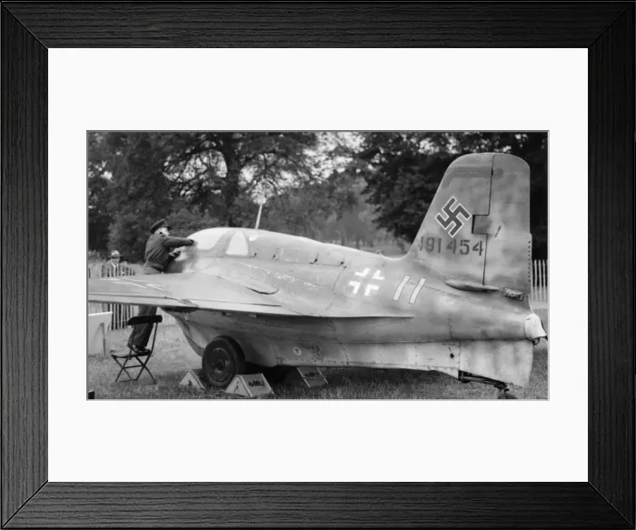 Framed Print : Messerschmitt Me-163B Komet Framed Print : Messerschmitt Me-163B Komet