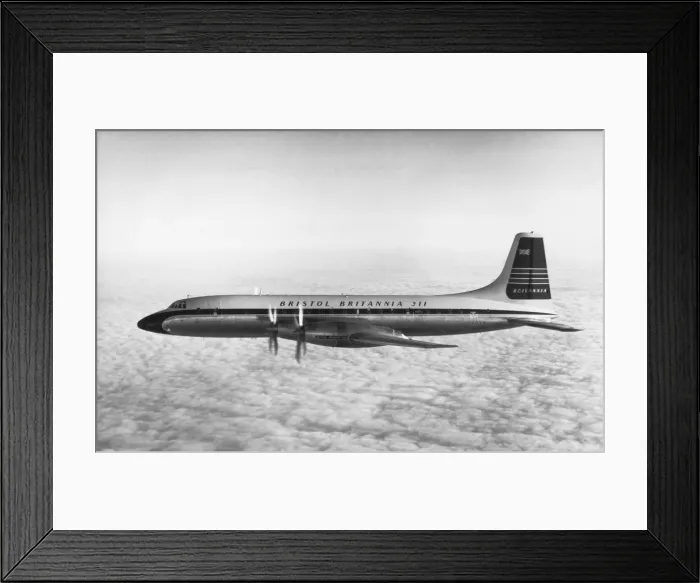Framed Print : Bristol B-175 Britannia Framed Print : Bristol B-175 Britannia
