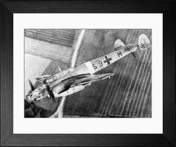 Framed Print : Messerschmitt Bf-110 Framed Print : Messerschmitt Bf-110