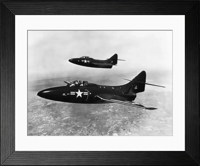 Framed Print : Grumman F9F Panther Framed Print : Grumman F9F Panther