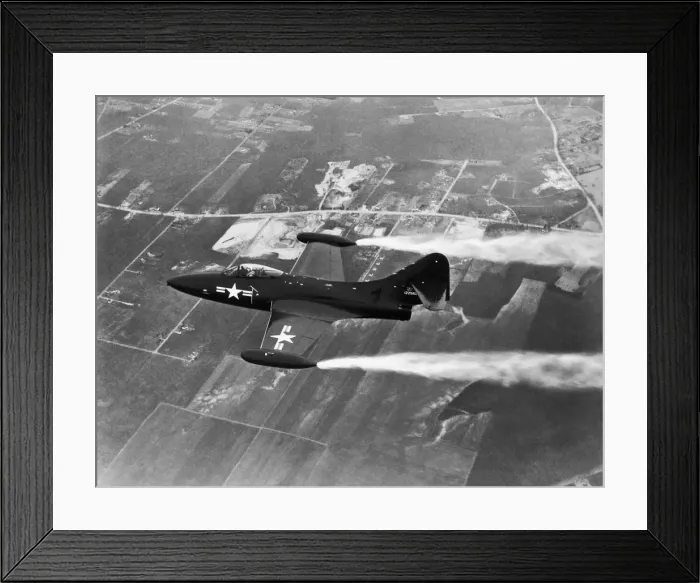 Framed Print : Grumman F9F Panther Framed Print : Grumman F9F Panther